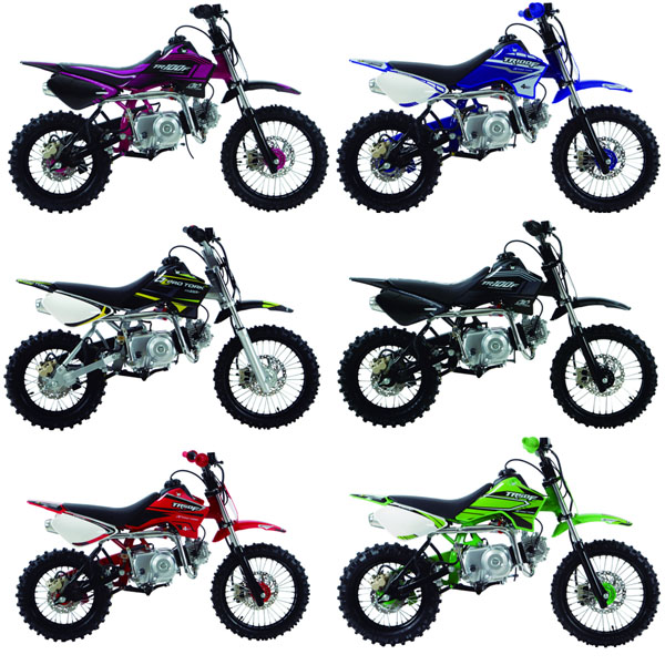 Mini Moto Motocross Infantil Pro Tork Tr 100f Off Road Aro 10 X 10