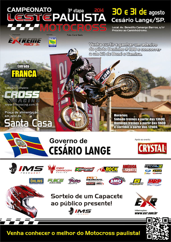 Brasil pode ter duas corridas no Mundial de Motocross em 2014