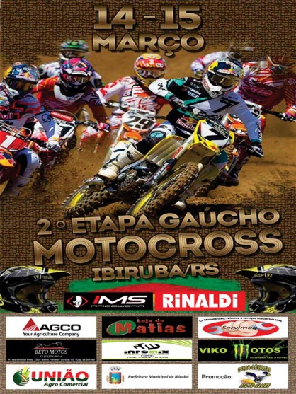 Ibirubá (RS) recebe a segunda etapa do Brasileiro de Motocross