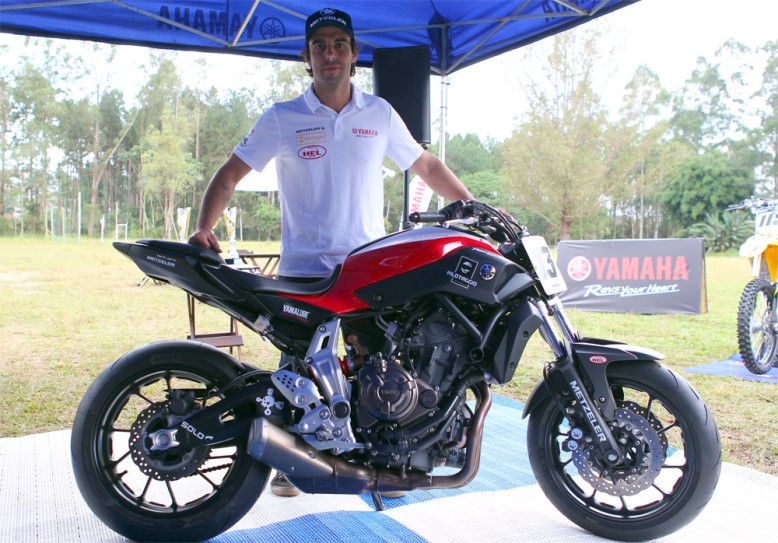 Brasileiro usará Yamaha MT-07 no Pikes Peak