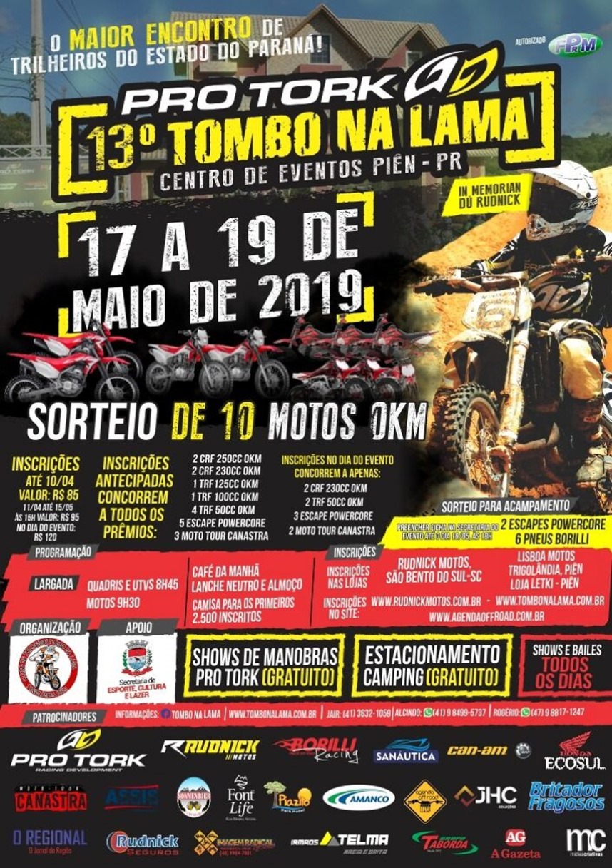 10ª Trilha PRO-LAMA - Agenda Off Road